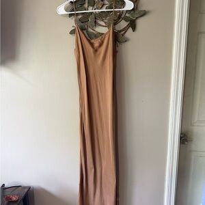 J. Crew Tan Sleeveless Slip Dress for Cocktail